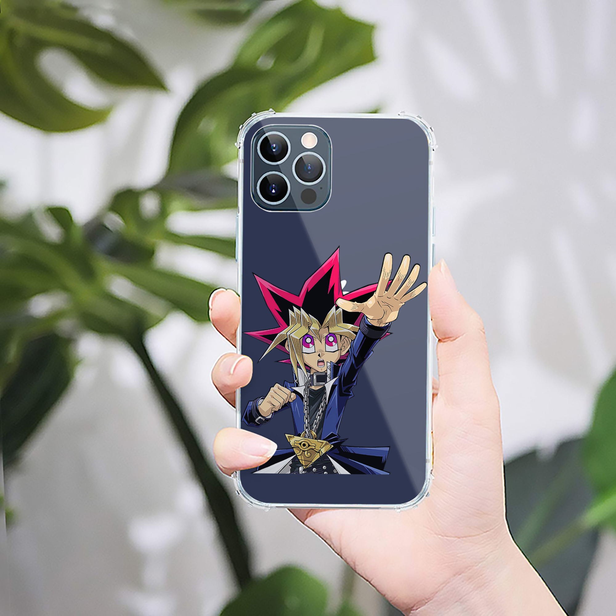 （画像用） 遊☆戯☆王 Yu-Gi-Oh! 【iPhone 12シリーズ対応】透明スマホケース（クリアソフトケース）